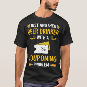 Camiseta Beer Drinker Cupón cupón Coupons Couponer