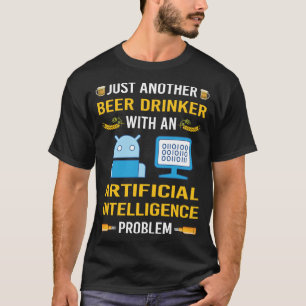 Camiseta Beer Drinker Inteligencia Artificial AI