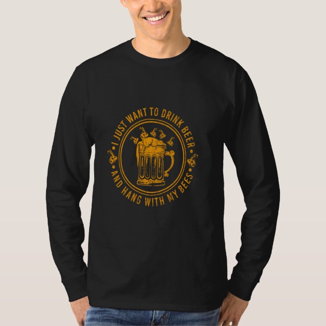 Camiseta Beer Drunk Beekeeper (Anverso)