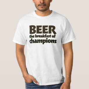 Camiseta BEER el desayuno de los campeones