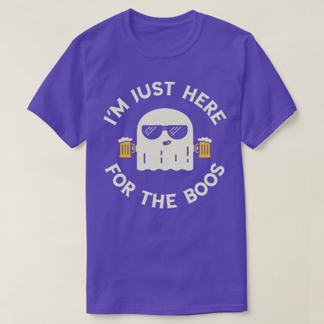 Camiseta Beer fantasma de Guay Halloween Bebe Boos divertid (Diseño del anverso)