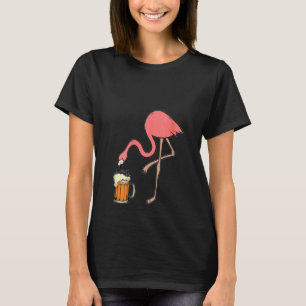 Camiseta Beer Flamingo Bebe Cute Cumpleaños Perfección