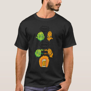 Camiseta Beer Fusion Hops y Malt Fusion de cerveza masculin