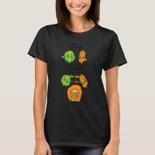 Camiseta Beer Fusion Hops y Malt Fusion de cerveza masculin