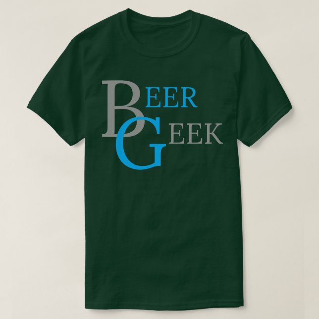 CAMISETA BEER GEEK (Diseño del anverso)