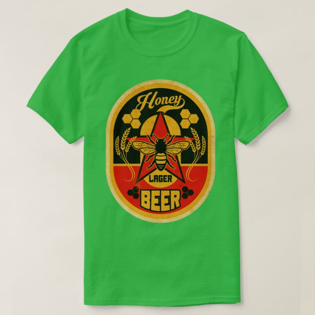 Camiseta Beer Honey Lager (Diseño del anverso)