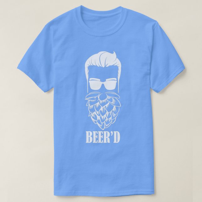 Camiseta Beer Hop Hipster Beard Beart (Diseño del anverso)
