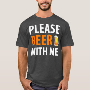 CAMISETA BEER HUMOR CERVEZA CONMIGO