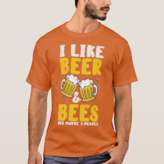 Camiseta Beer Lover Abejas Bebe Beers Fiesta