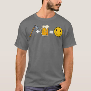 Camiseta Beer Lover Ax Throwing Gift