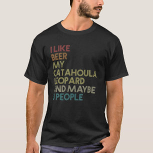 Camiseta Beer Lover Funny Vinta Propietaria de Perros Leopa