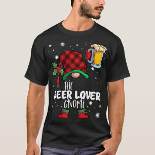 Camiseta Beer Lover Gnome Red Buffalo Familia De Correspond