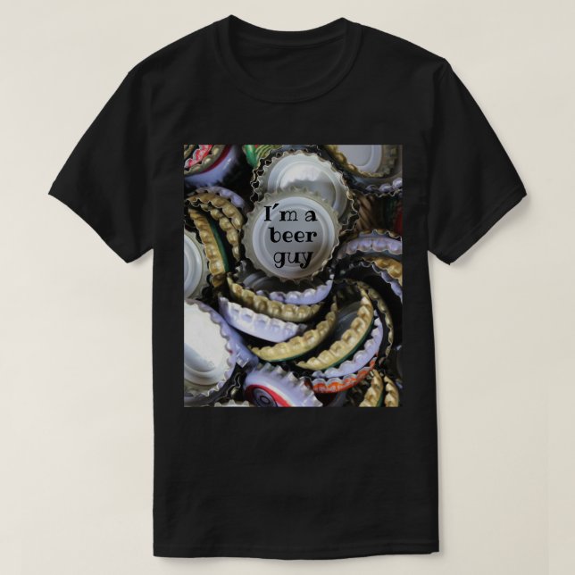Camiseta Beer Lover Guay y Trendy I Love Beer (Diseño del anverso)