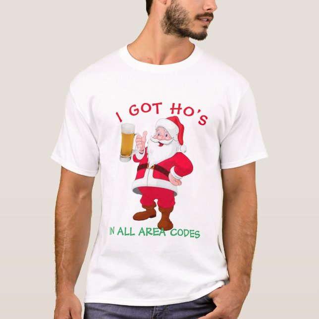 Camiseta Beer Lover Santa, meme de divertidos Navidades de  (Anverso)