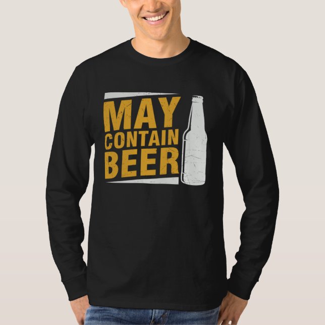 Camiseta Beer  May Contain Beer (Anverso)