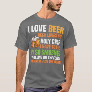 Camiseta Beer Me Ama Holy Crap Funny Beer Design