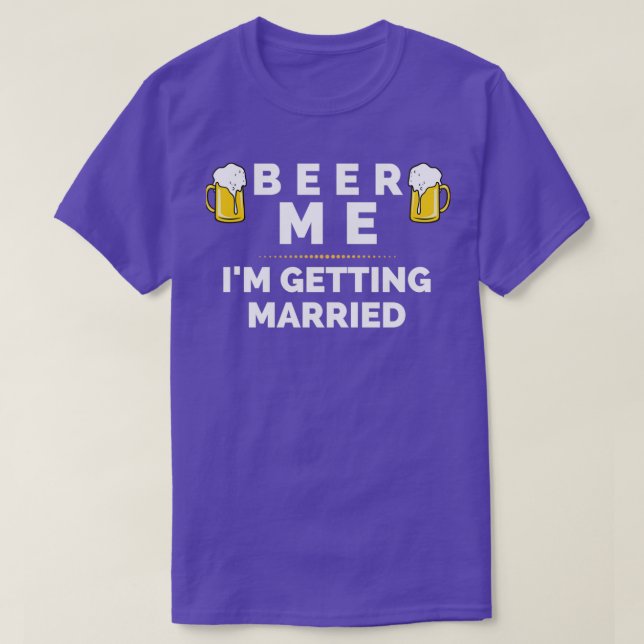 Camiseta BEER ME Ix27M CASADO 2 (Diseño del anverso)