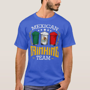 Camiseta Beer Meican Beer Team Meico Flag Funny Beer
