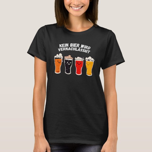 Camiseta Beer Meme Ich liebe jeden Bier (Anverso)