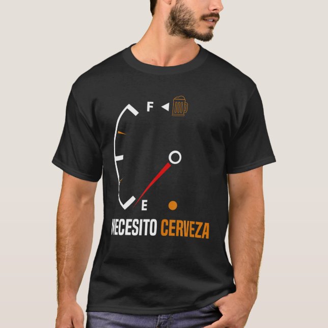 Camiseta Beer mexicana necesita Cerveza Guay (Anverso)