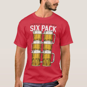 Camiseta Beer Mug Si Pack Hombres Mujeres Novedad Gráfica T