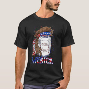 Camiseta Beer Mullet Merica 4 De Julio Día De Beer Beer Day