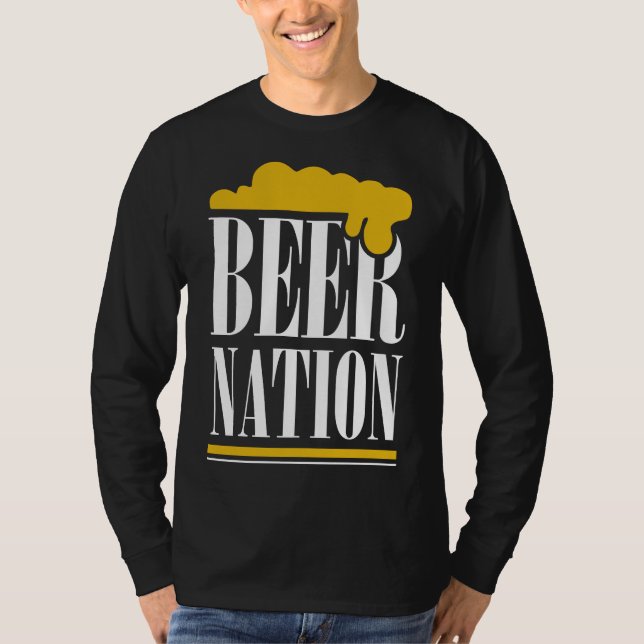 Camiseta Beer Nation La Vida Se Está Volviendo Tigre Solo B (Anverso)