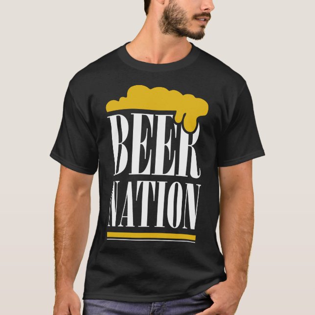 Camiseta Beer Nation La Vida Se Está Volviendo Tigre Solo B (Anverso)
