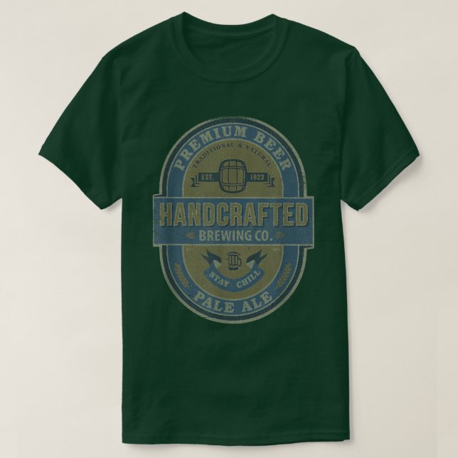 Camiseta Beer Pale Ale  (Diseño del anverso)