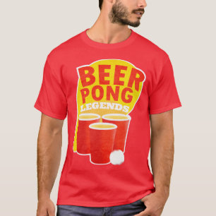 Camiseta Beer Pong Legends Equipo de juegos de bebidas