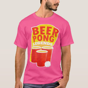 Camiseta Beer Pong Legends Equipo de juegos de bebidas