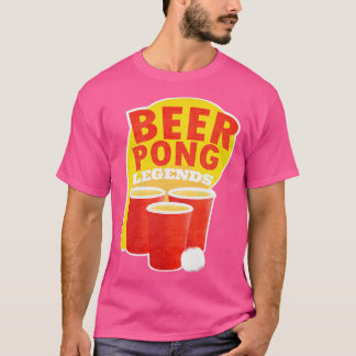 Camiseta Beer Pong Legends Equipo de juegos de bebidas