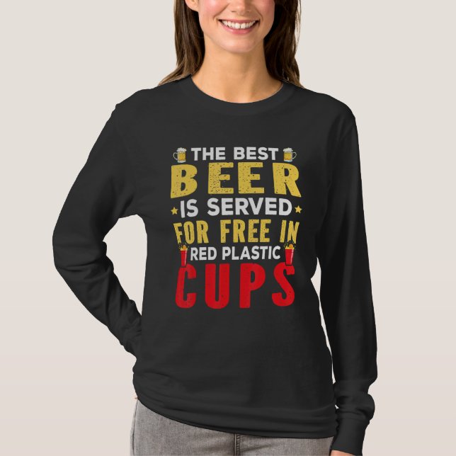 Camiseta Beer Pong Para Campeón De Beer Pong (Anverso)
