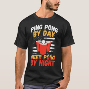 Camiseta Beer Pong Por Jugador De Mesa Nocturna