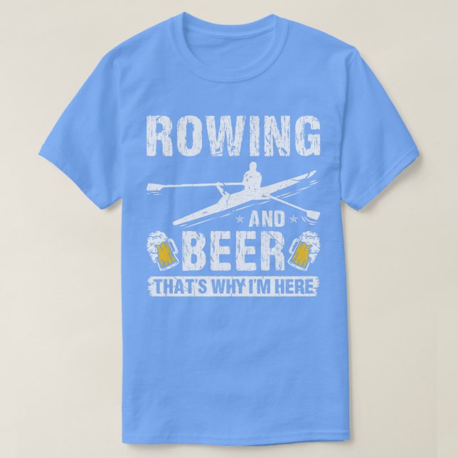 Camiseta Beer Rowing Funny (Diseño del anverso)