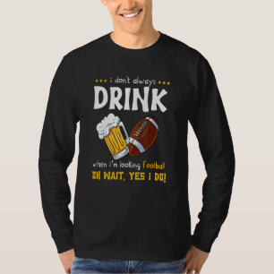 Camiseta Beer Rugby, jugador de fútbol alcohólico