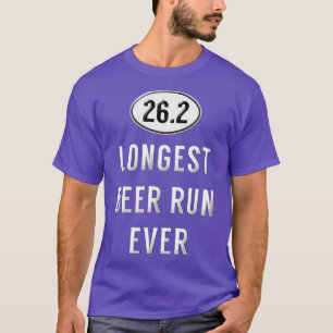 Camiseta Beer Run 262 Funny Running Team Shirt Marathon