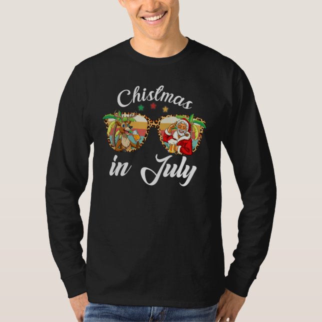 Camiseta Beer Santa Claus Christmas in July Tee (Anverso)