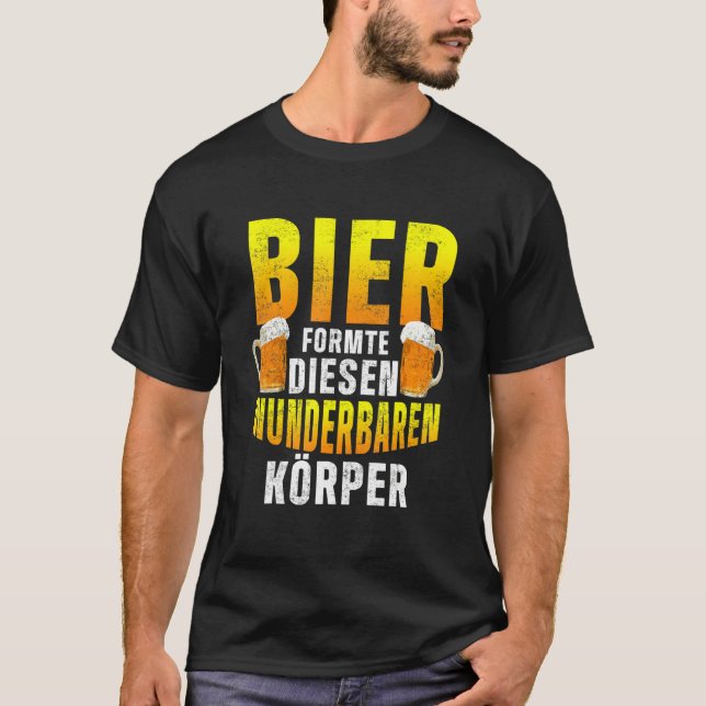 Camiseta Beer Shaped Esta Maravillosa Beer Beer Alcoh (Anverso)