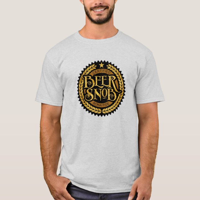 Camiseta Beer Snob (Anverso)