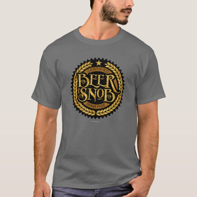 Camiseta Beer Snob (Anverso)