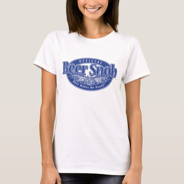 Camiseta Beer Snob: No te preocupes por ser amordazado (Anverso)