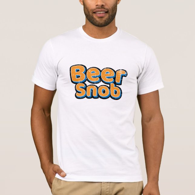 Camiseta Beer Snob Vintage T-Shirt (Anverso)
