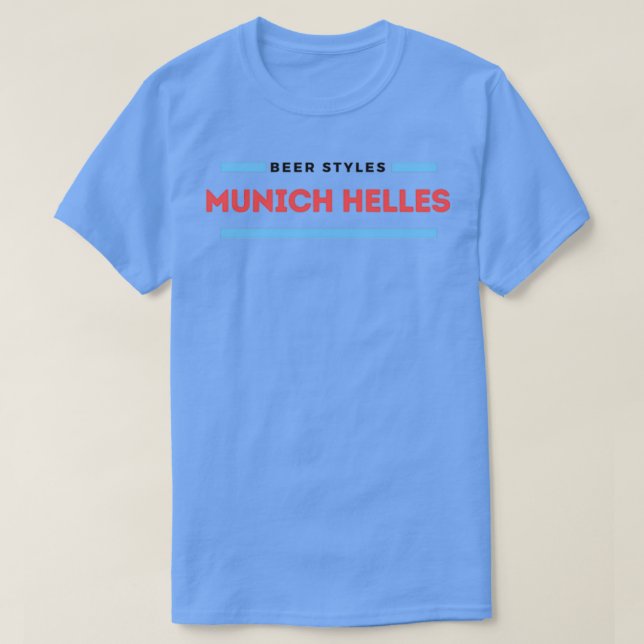Camiseta Beer Styles Munich Helles T (Diseño del anverso)