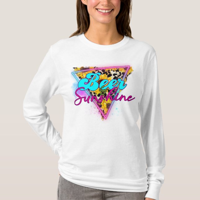 Camiseta Beer & Sunshine (Anverso)