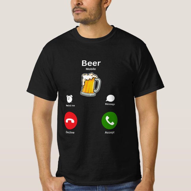 Camiseta Beer T-Shirt (Anverso)