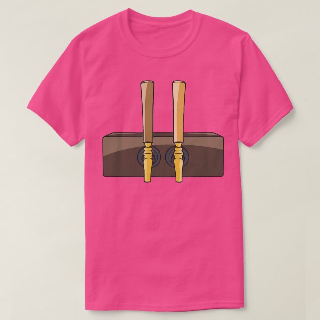 Camiseta Beer Tap Pouring Beer Pub Bar (Diseño del anverso)