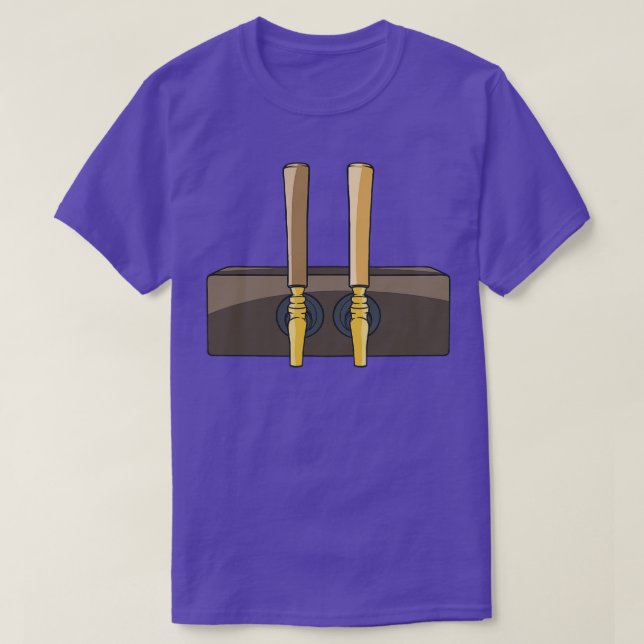 Camiseta Beer Tap Pouring Beer Pub Bar (Diseño del anverso)