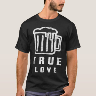 Camiseta Beer True Love Galentines Anti San Valentín