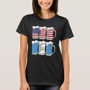 Camiseta Beer Usa Guatemala Usa Bandera De Guatemala